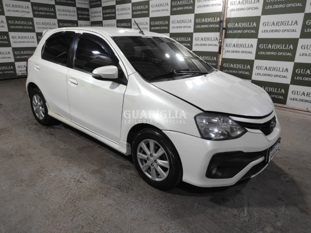 Veículo Toyota Etios TOYOTA/ETIOS HB XLS15 AT - L******6 - 2018 - 2018 - ALC/GAS 2018 em leilão