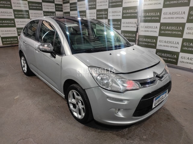 Veículo Peugeot C3 Citroen C3 Exclusive 1.5 2015/2016 Prata 2016 em leilão