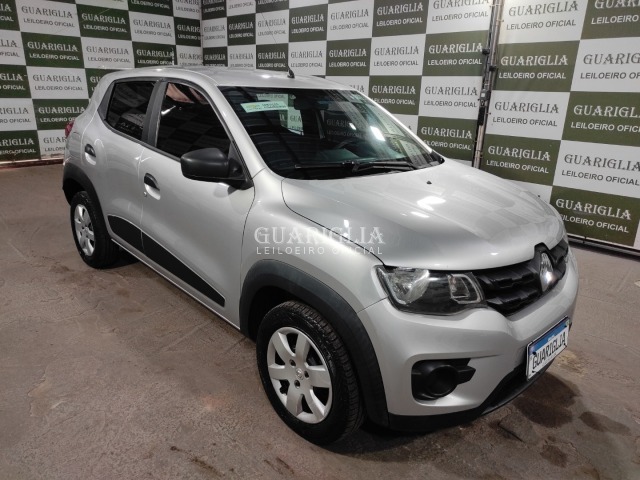 Veículo Renault Kwid Renault Kwid Zen 1.0 2018/2019 Prata 2019 em leilão