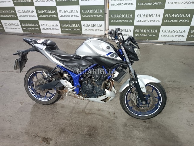 Veículo YAMAHA MT-03 YAMAHA MT-03 2016/2017 Gasolina Prata 2017 em leilão