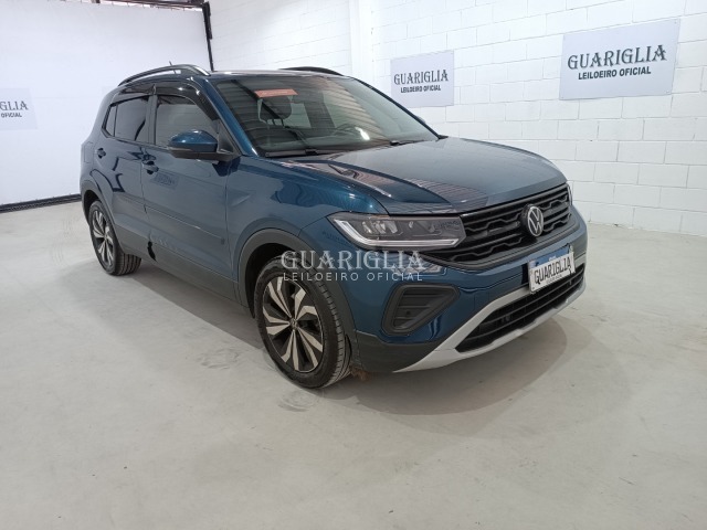 Veículo VW - VolksWagen T-Cross VOLKSWAGEN T-CROSS TSI 2024/2025 Azul 2025 em leilão