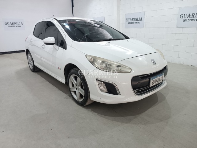 Veículo Peugeot 308 Peugeot 308 Allure 2012 Branca 2012 em leilão