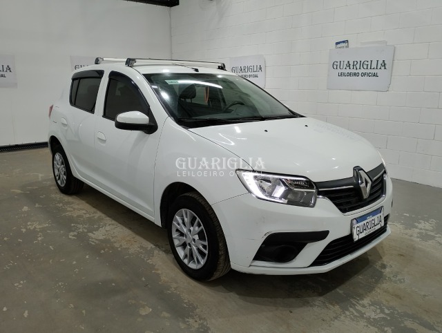 Veículo Renault Sandero RENAULT/SANDERO ZEN10MT - Q*****3 - 2020 - 2021 - ALC/GAS 2021 em leilão