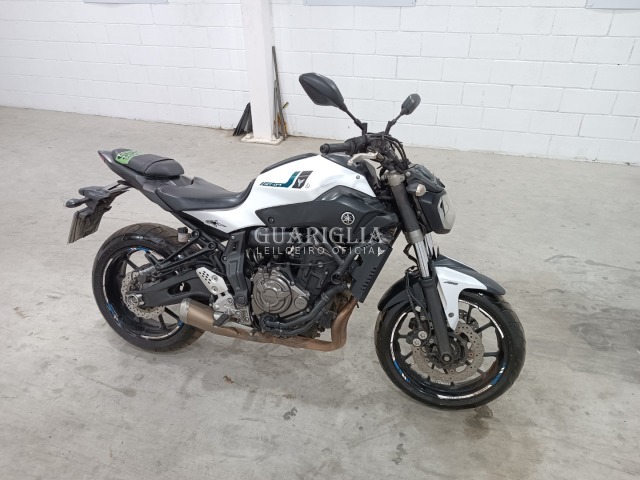 Veículo YAMAHA MT-07 Yamaha MT-07 ABS 2018 Branca 2018 em leilão